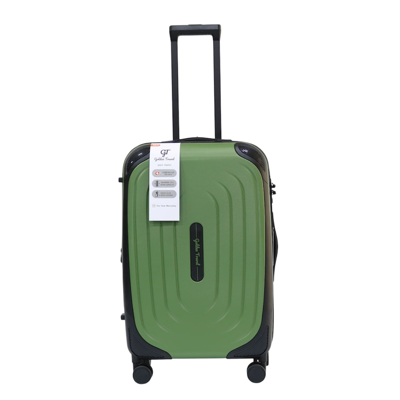 Golden Travel® Hard Case Green